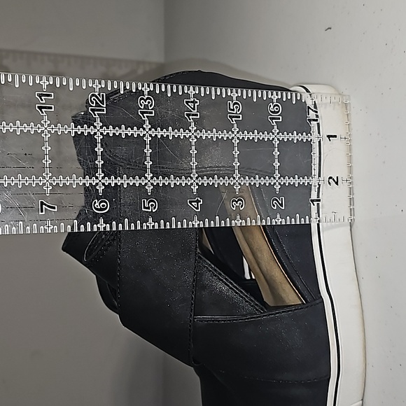 Maurice’s Gloria Open sided bootie/X-strap, back zip Sandal/Wedges Size 10 VGUC - Picture 7 of 16